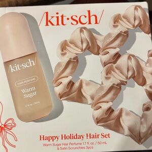 Kitsch Warm Sugar Perfume and Satin Scrunchies Set